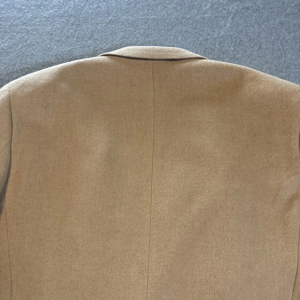 Chaps 100% Camel Hair‎ Beige Blazer Men's 46R RN-69456 Very Good Cond.